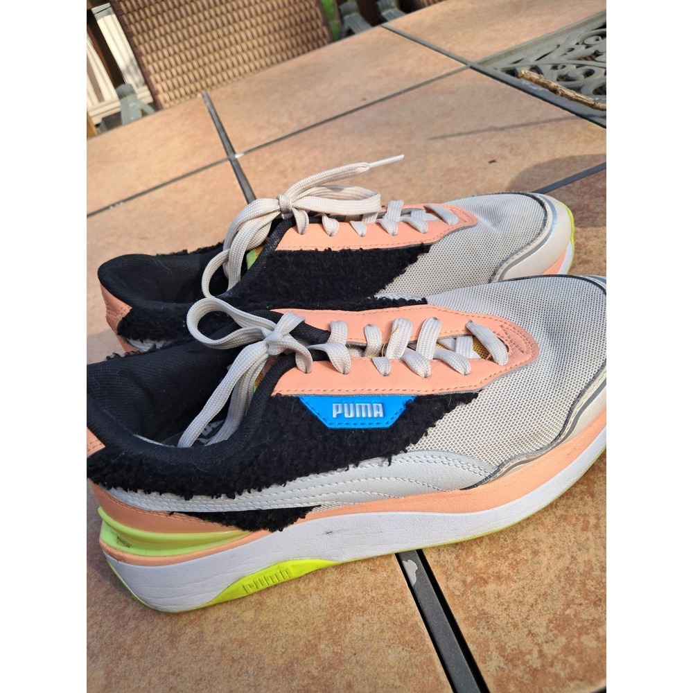 Puma Womens Cruise Rider 385518-01 White Casual Shoes Sneakers size 8.5